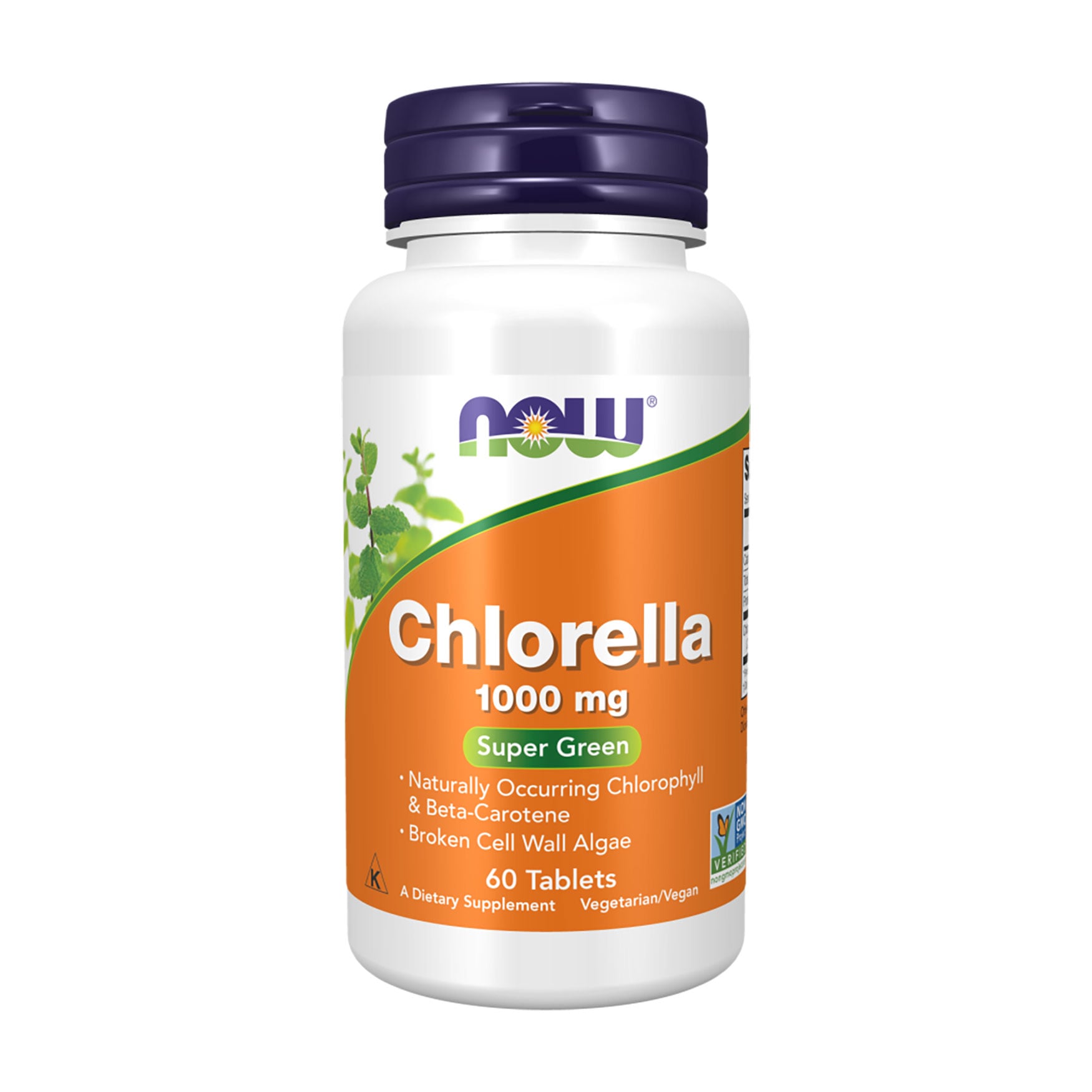 Хлорела NOW Foods Chlorella 1000 мг, 60 таблеток