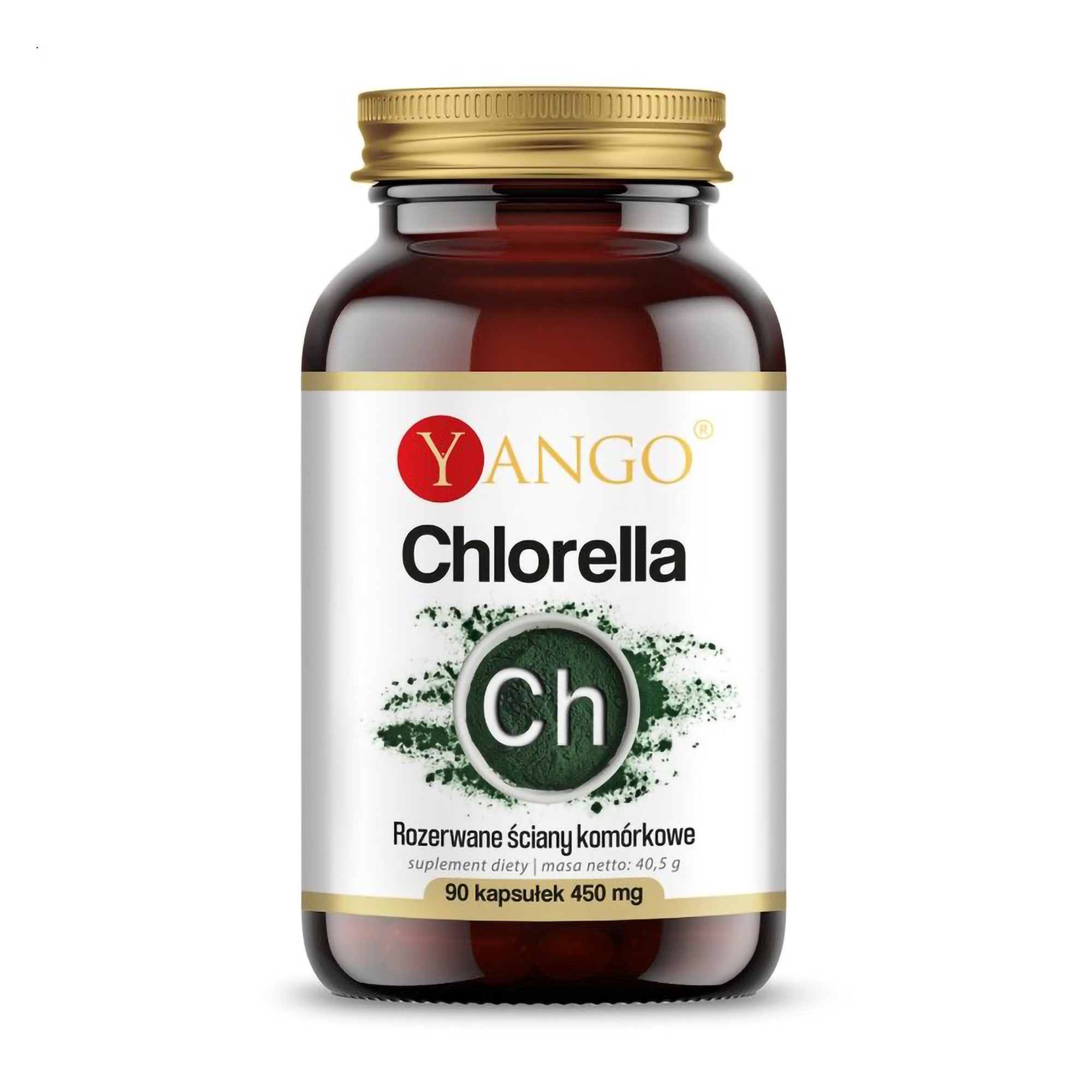Уцінка! Хлорела Yango Chlorella 450 мг, 90 капсул